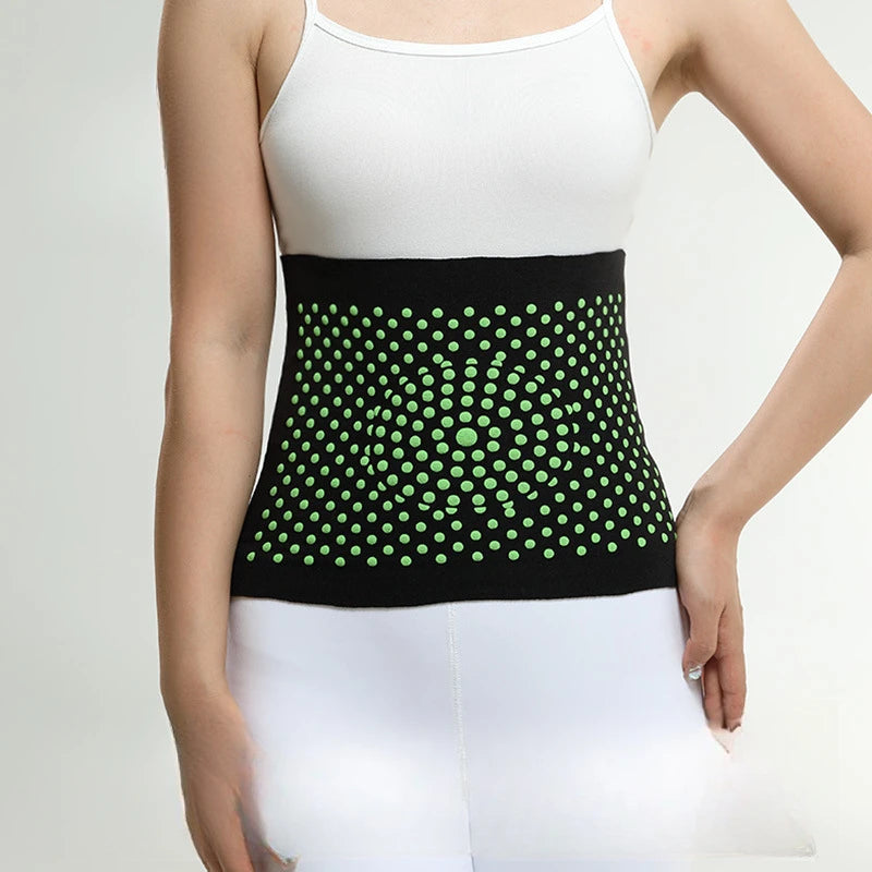New Hot Mugwort Therapy Warm Waistband Self-Heating Lower Back Waist Support Belt High Elasticity Lumbar Back Brace