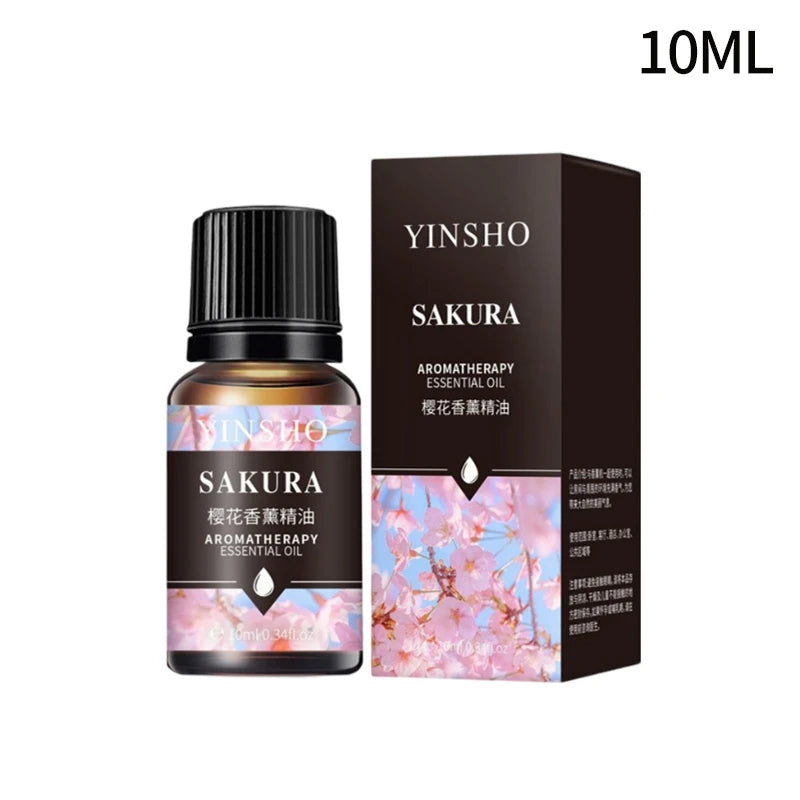 Fragrance Essential Oils Candles Burner Air Fresheners 10ML Natural Plant Aromatherapy Essential Oil for Humidifier Diffuser
