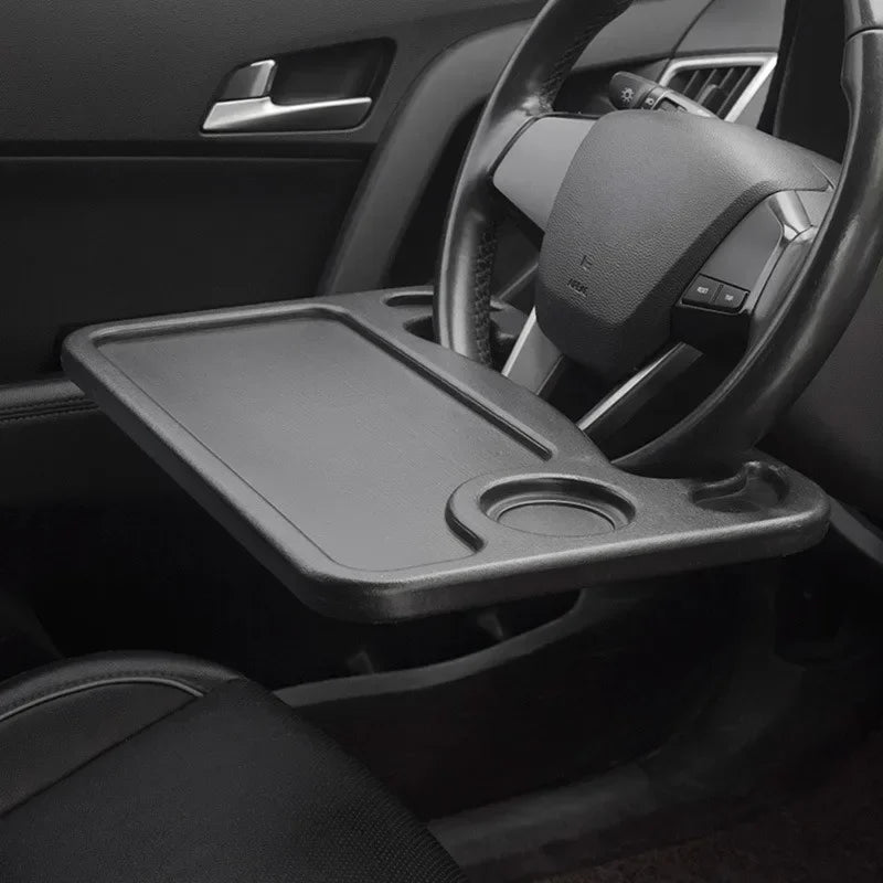 Car Portable Laptop Computer Desk Mount Stand Eat Work Car Steering Wheel Dining Table BracketDrink Food Coffee Tray Board
