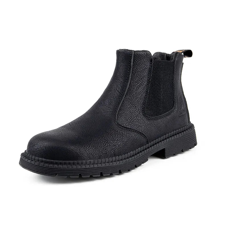 CE Certified Steel Toe Work Shoes Men, Waterproof Anti-Fatigue Insoles, Durable for Landscaping Road Construction Crews