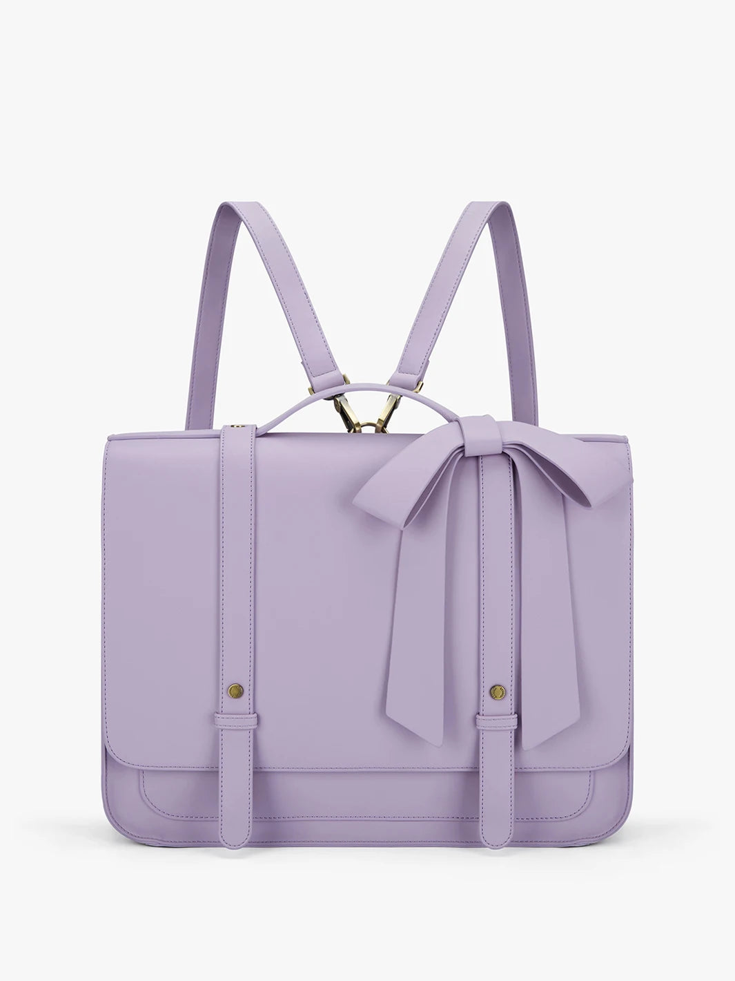 ECOSUSI Bags for Women Courier bags PU Leather 14'' Laptop Bag Satchel female Shoulder Bag for College Travel square bag