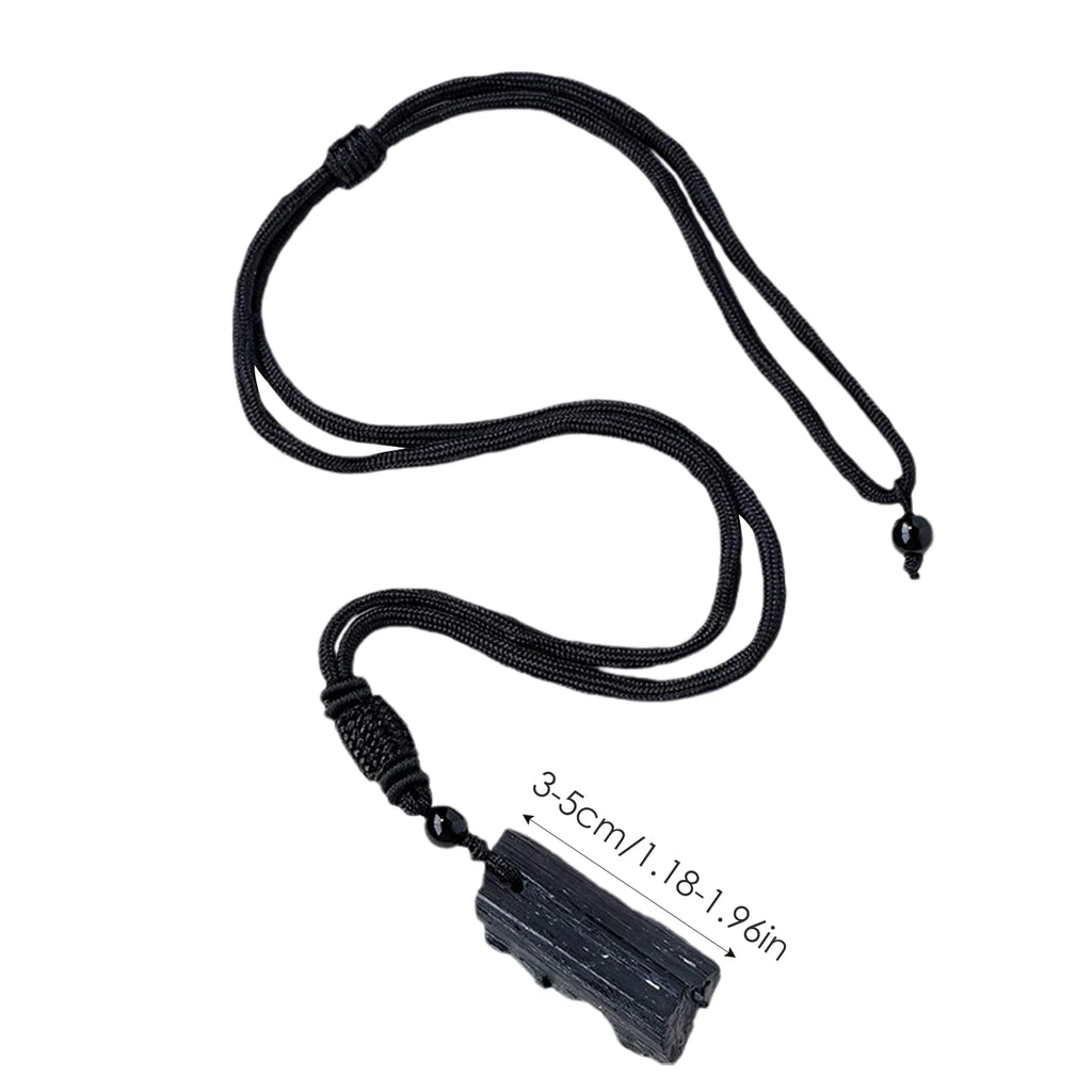 Natural Labradorite Pendant Necklaces Men Women Energy Quartz Necklaces Stones Ornament Moonstone Home Decoration