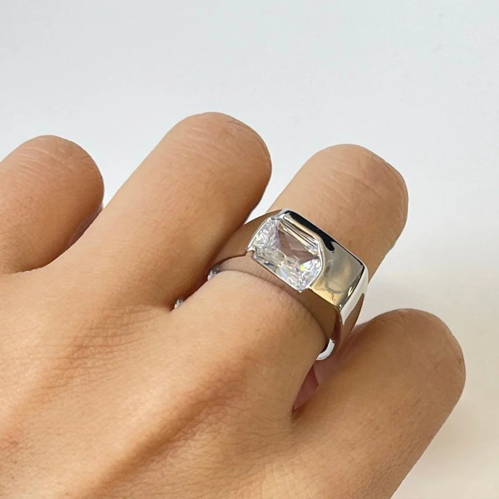 Stainless Steel Minimalist Rings For Women Trend Gold Color Smooth Double Ball Beads Open Rings Aesthetic Jewelry Couple Gifts