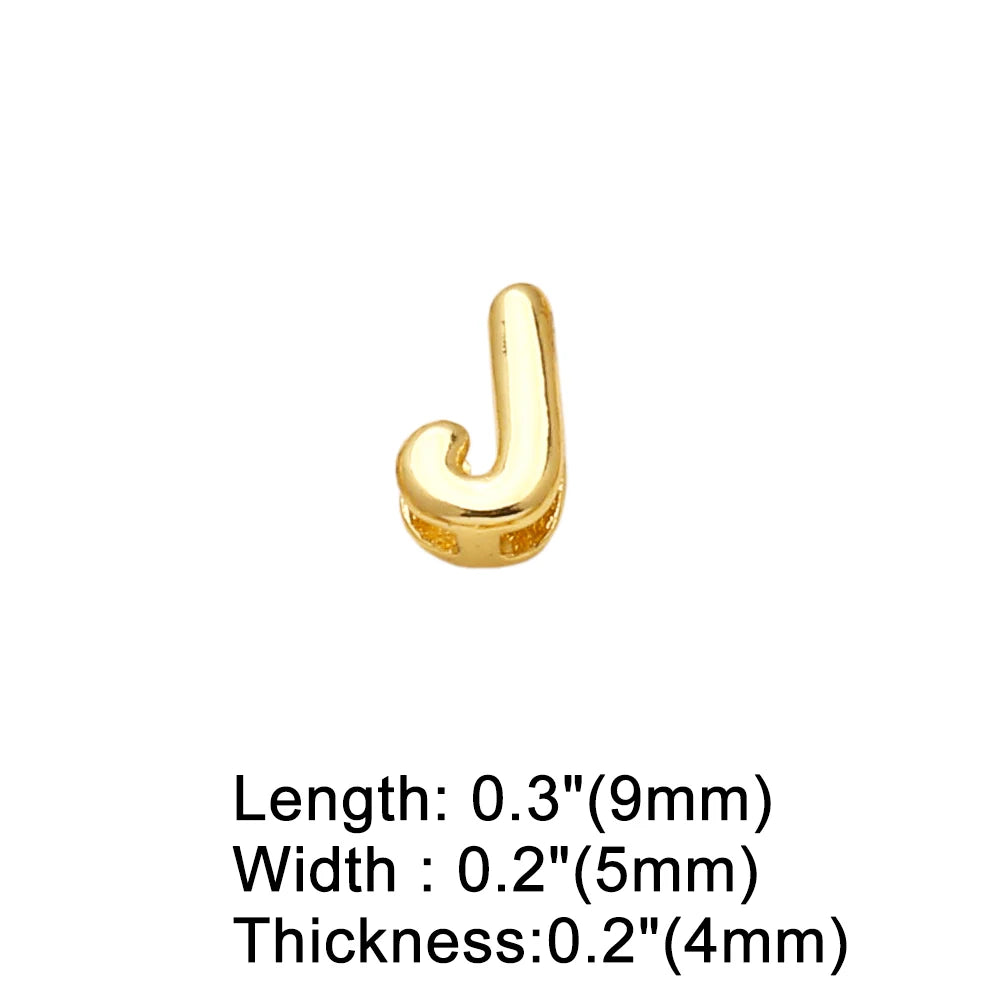 FLOLA Minimalist 26 Letters DIY Necklaces for Women Gold Plated Chain Custom Name Necklace Simple Jewelry Gifts nkev10