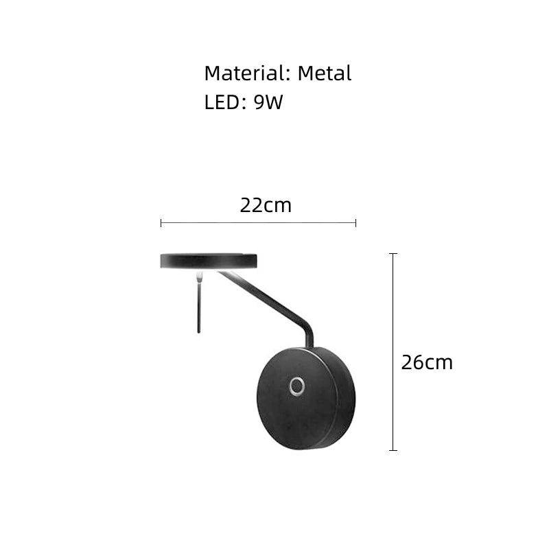 Long Arm LED Wall Lamp Home Bedside Atmosphere Decoration Sconce Minimalist Office Wall Lights