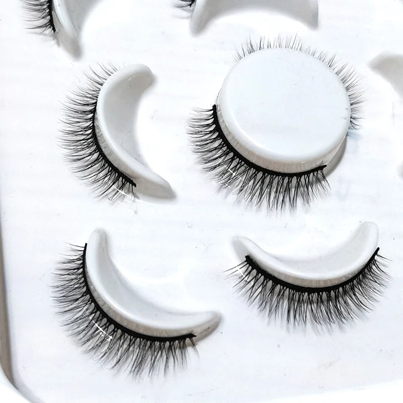 New 4-8 Pairs Mink Eyelashes 10-25mm Lashes Fluffy 3d Mink Lashes Makeup Dramatic Long Natural Eye Lashes Extension Maquillaje