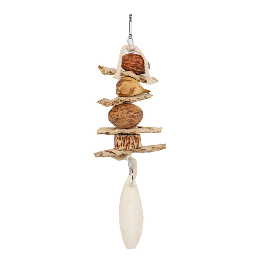 Pet Parrot Bird Natural Grass Chewing Hanging Cage Swing Climb Playing Pendant Au10 20 Dropship