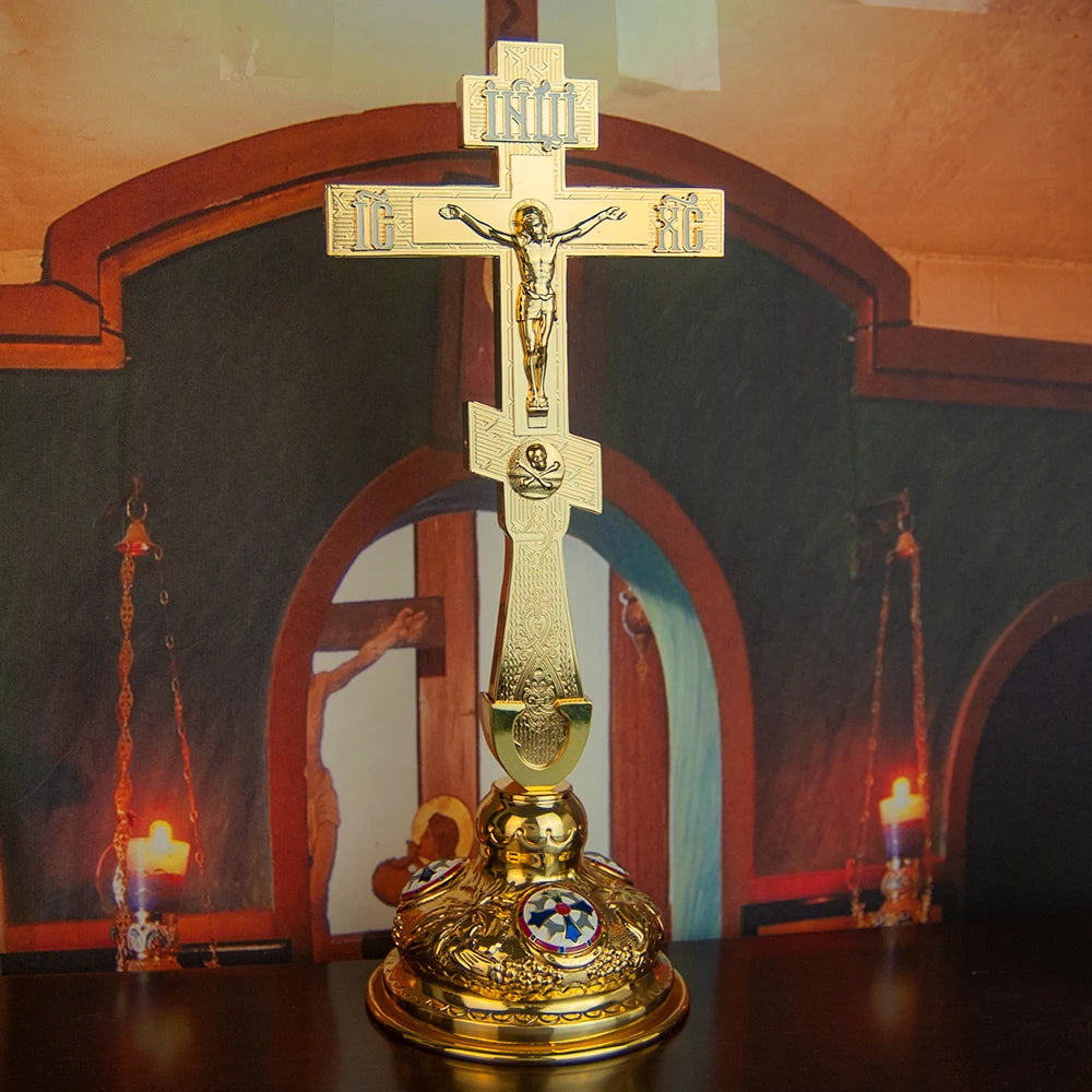 Orthodox Greek Cross Blessing Cross Articulos Religiosos Catolicos Church Decoration Cruz Pectoral