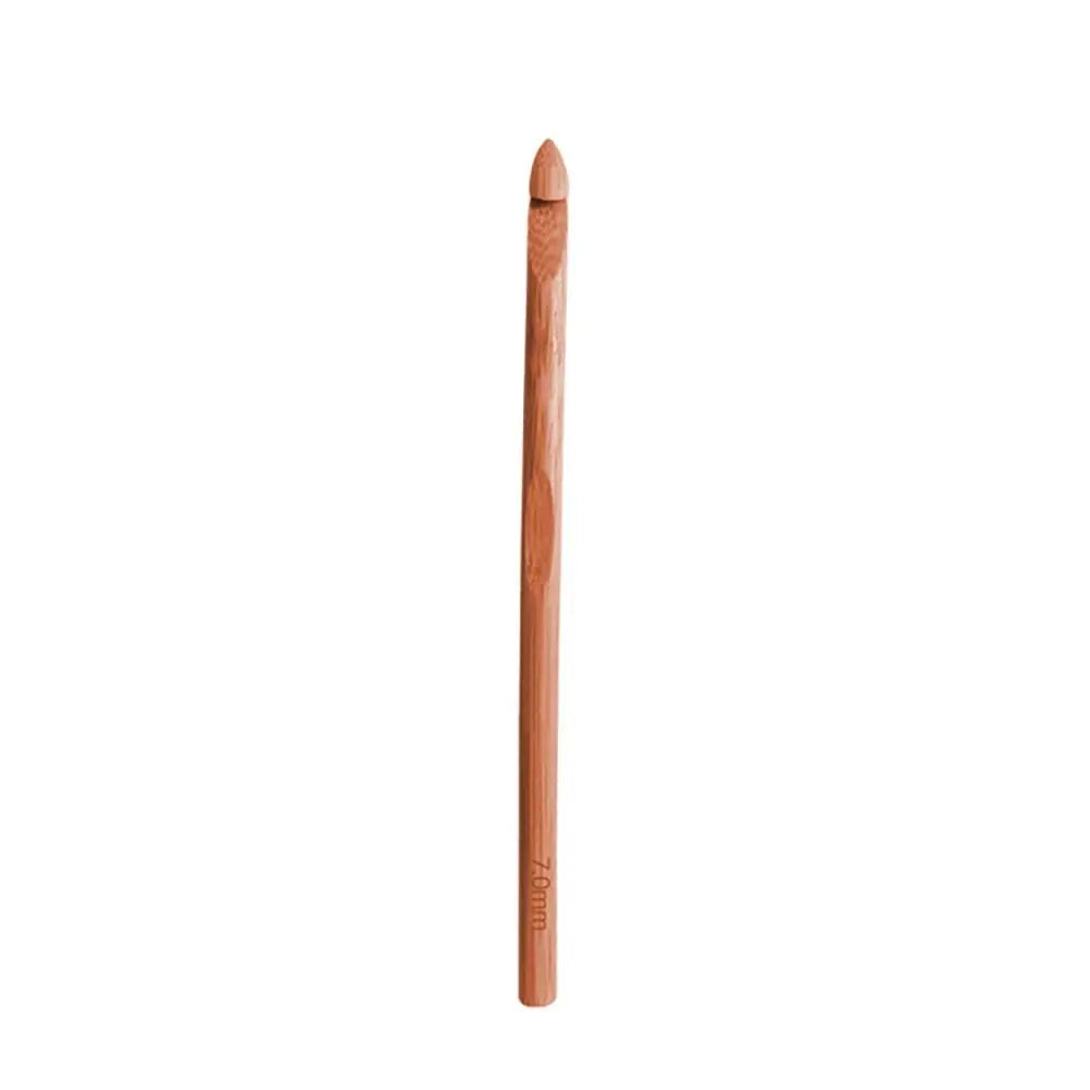Small Size 3-12mm Bamboo Crochet Set Natural Handmade Knitting Tool For Creative Ornaments Handicrafts DIY Knitting Accessory