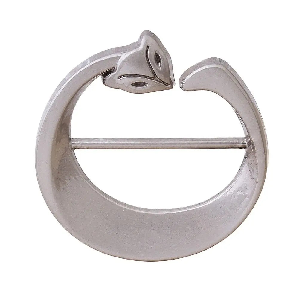 New Rhinstone Scarf Buckle T-Shirt Silk Clasp Clip Holder Scarf Ring Brooch Waist Buckle Fashion Minimalist Jewelry Accessories