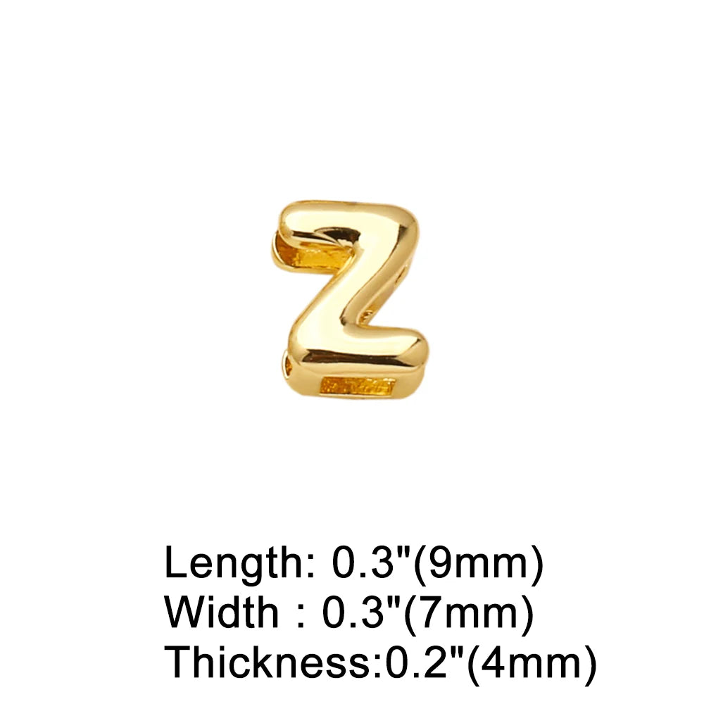 FLOLA Minimalist 26 Letters DIY Necklaces for Women Gold Plated Chain Custom Name Necklace Simple Jewelry Gifts nkev10