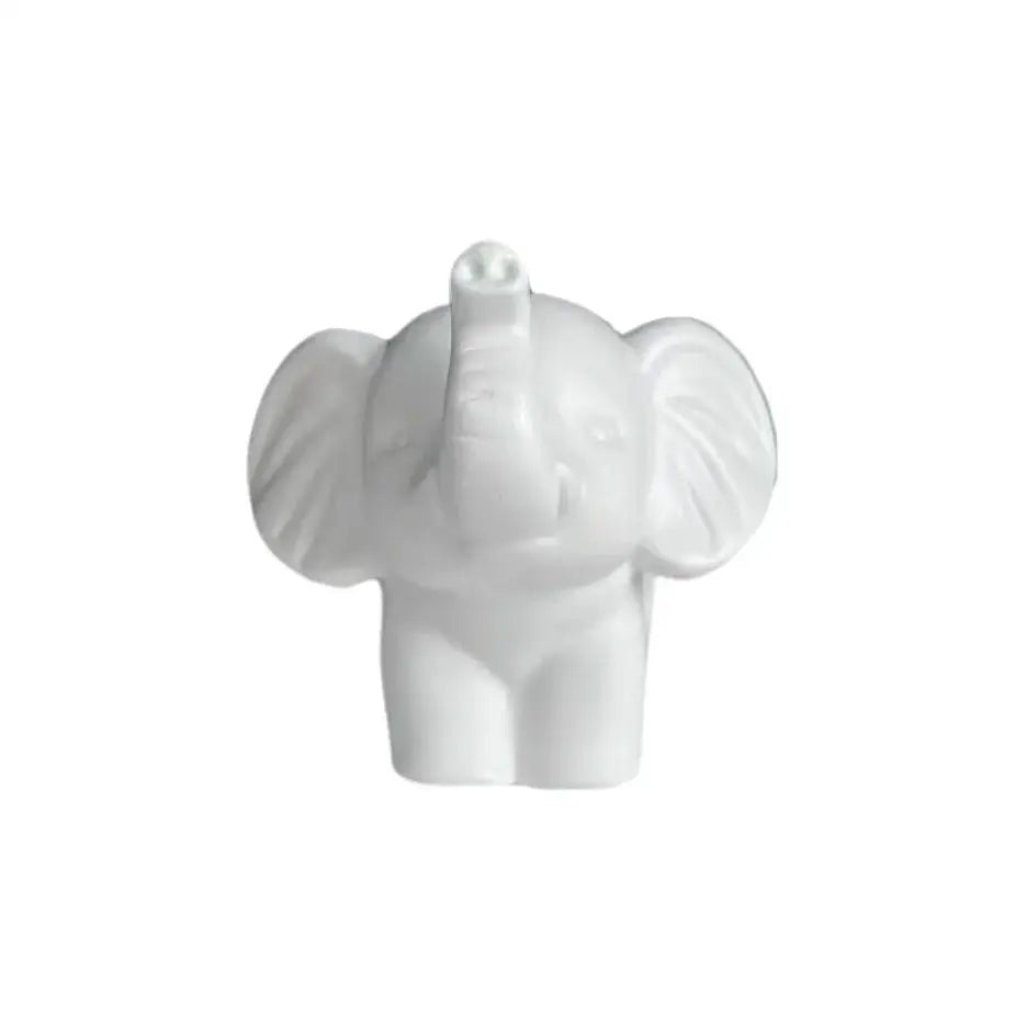 Scandinavian Style Black and White Gold Elephant Statue Ornaments, Auspicious Meaning Home Decoration, Fashionable and Exquisite Decoration for Living Room and Study, Convey the Warm Atmosphere