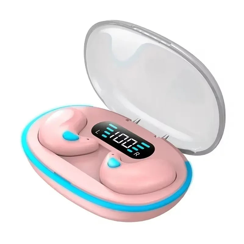 X55 Sleeping Earbuds Wireless Mini Headphones For Work TWS Bluetooth Earphone Stereo Hidden Headsets with Mic HD Call Waterproof
