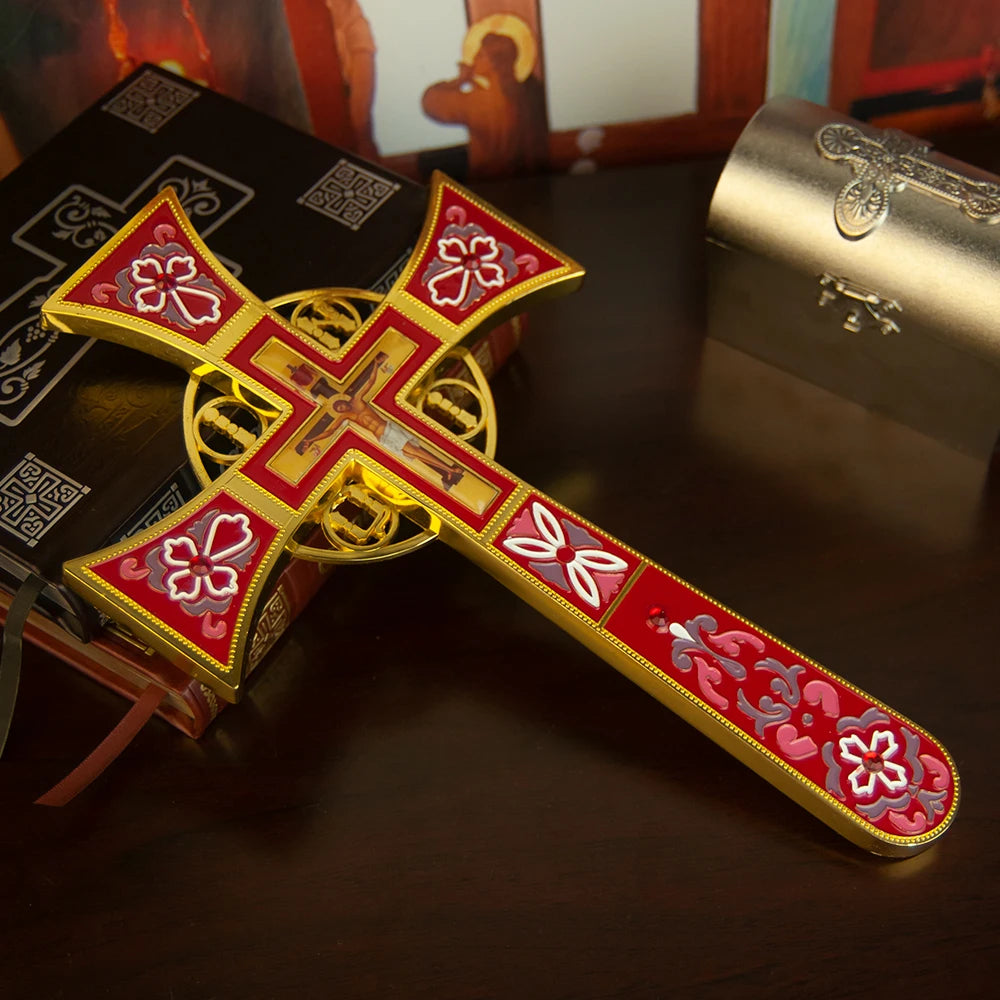 Orthodox Blessing Cross Articulos Religiosos Catolicos Church Decoration Cruz Pectoral