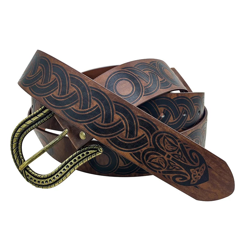 Medieval Ring Belt human Larp Nordic Celtic Norseman Waistband Valhalla Warrior Knights Girdle Ancient Accessories Available