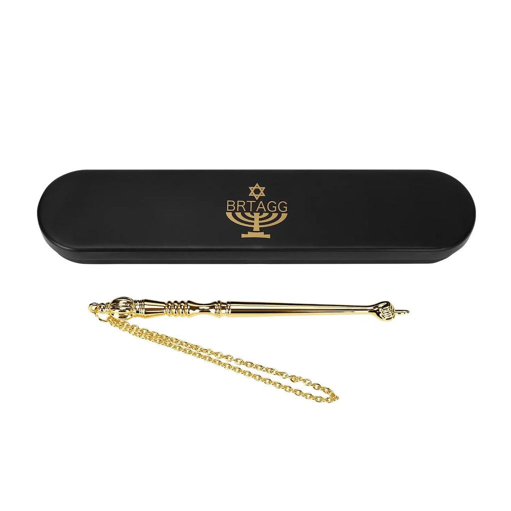 BRTAGG Yad Torah Pointer with Gift Case, 13 and 17cm optional, Jewish Gifts