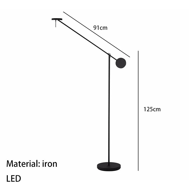 Long Arm LED Wall Lamp Home Bedside Atmosphere Decoration Sconce Minimalist Office Wall Lights