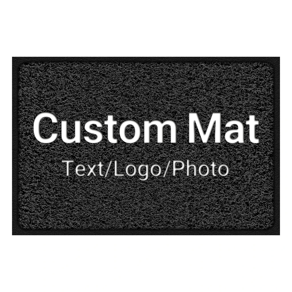 Custom Foot Mat Personalized Business Mat Carpet Entrance Doormat Indoor Outdoor Anti-Slip Rug Customization Branding Logo Mats