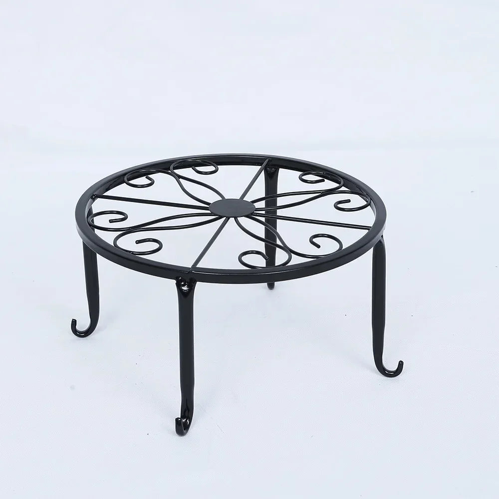 Iron Flower Pot Holder Metal Plant Holder Garden Plant Holder Balcony Home Decoration Holder