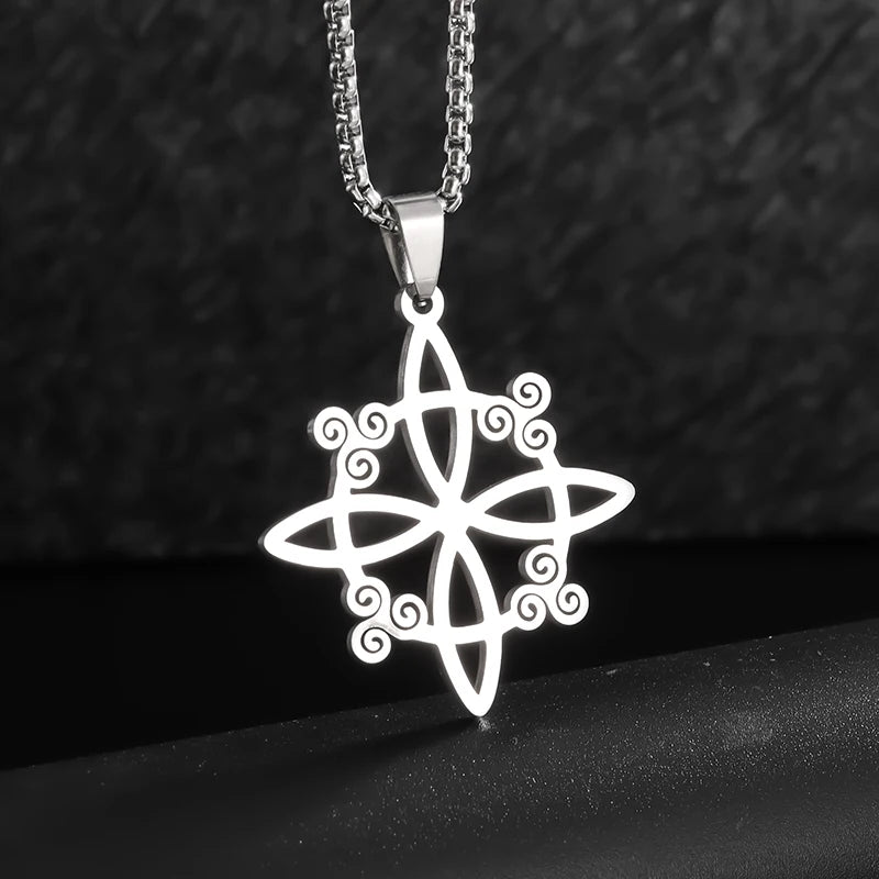 Stainless Steel Christian Eucharist Halo Grape Juice Cross Necklace Men Women Catholic Holy Spirit Church Jewelry