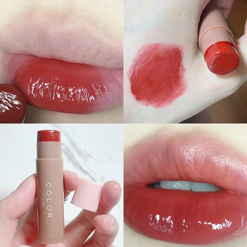 Lasting Moisturizing Colorful Lipbalm Nourishes Lip Reduces Liplines Anti Dry Crack Lipsticks Natural Female Lips Care Lipgloss