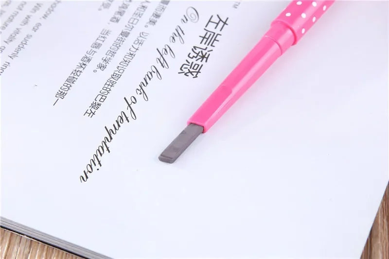 New 1pcs Longlasting Eyebrow Pencil Natural Waterproof Rotating Automatic Eye Brow Pencil Cosmetic Eyebrow Shaping Liner Pen Hot