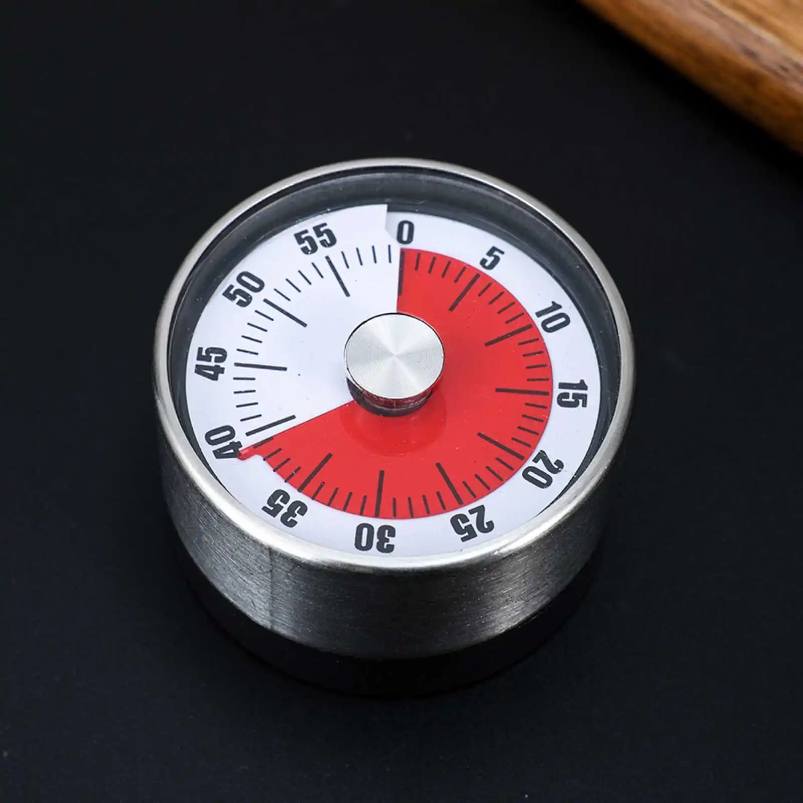 Countdown Reminder Magnetic Mechanical Visual Timers Classroom Baking Clock for Teaching Meeting Kitchen Cooking Baking Working