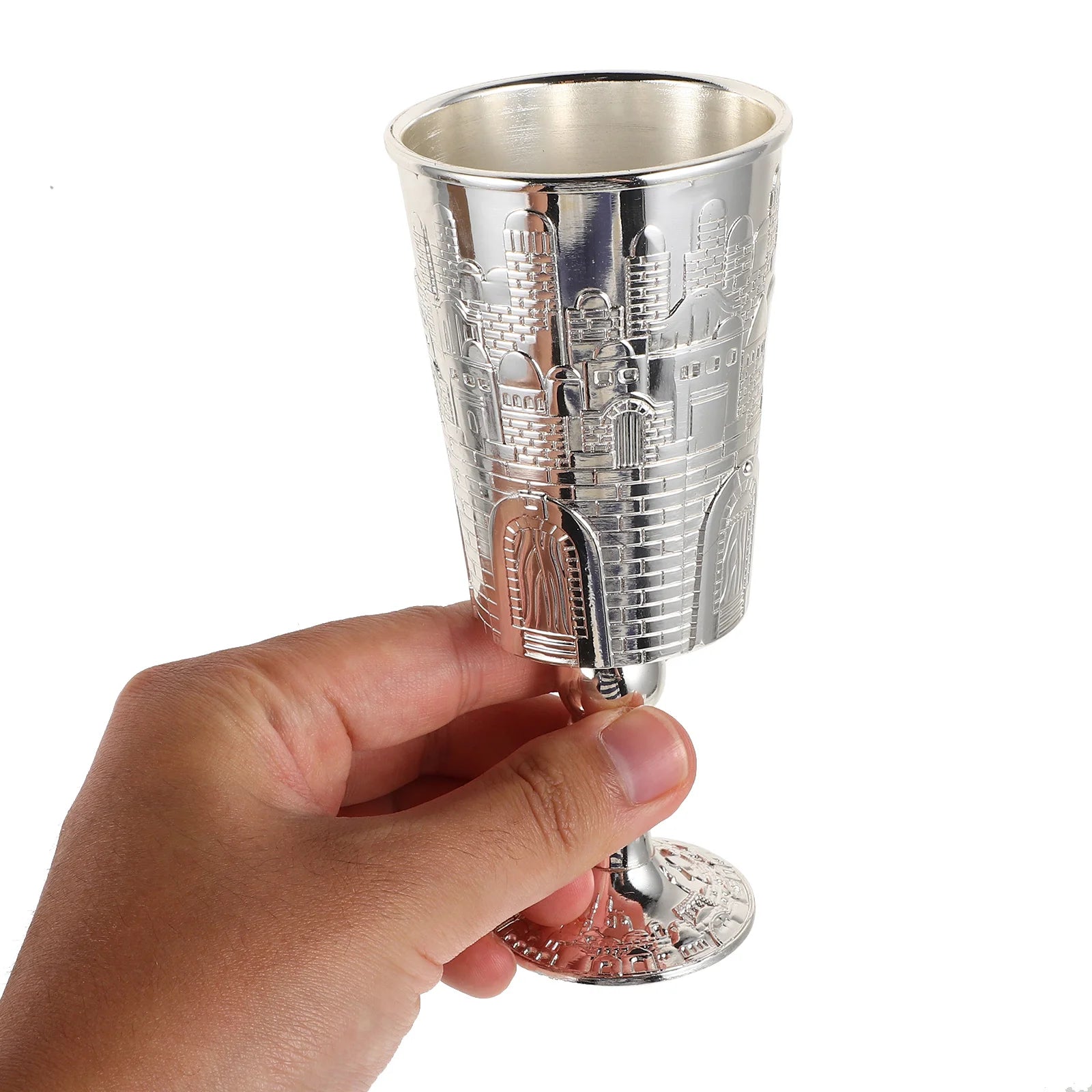 Jar Cup Jewish Holy Grail Silver Tray Judaica Shabbos Cups European Style