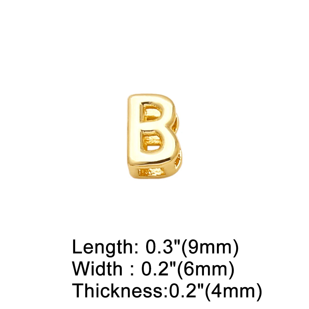 FLOLA Minimalist 26 Letters DIY Necklaces for Women Gold Plated Chain Custom Name Necklace Simple Jewelry Gifts nkev10