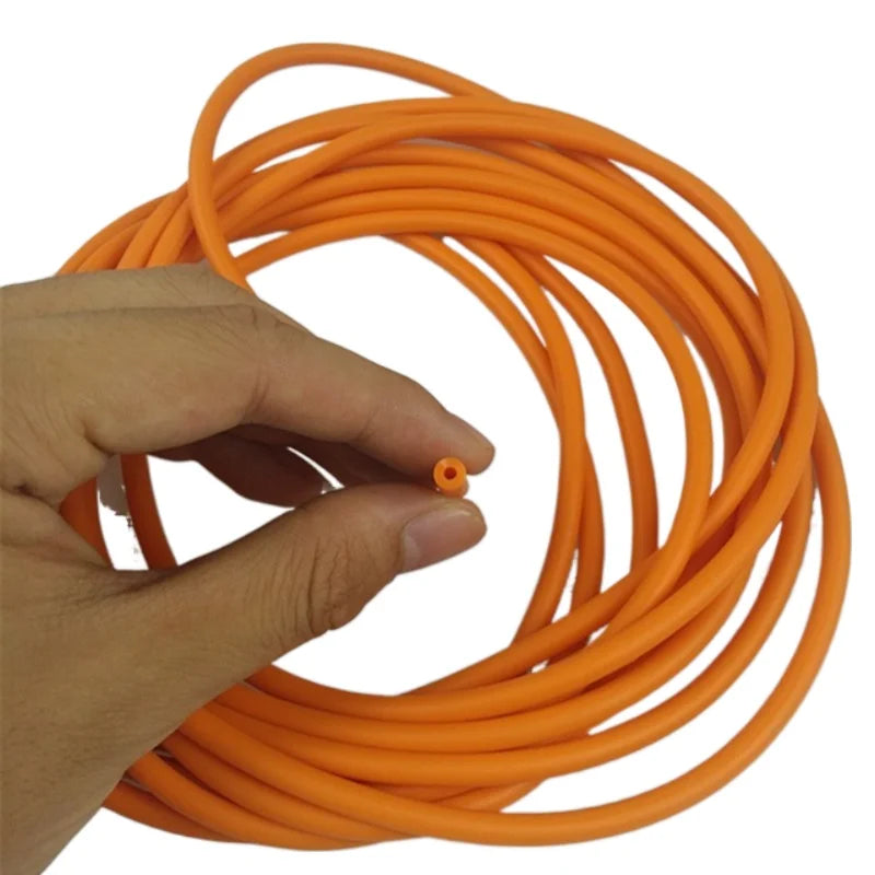 Natural Latex Slingshots Rubber Tube 0.5/1/2/3/4/5M for Hunting Shooting 2mmX5mm Diameter High Elastic Tubing Band Accessories