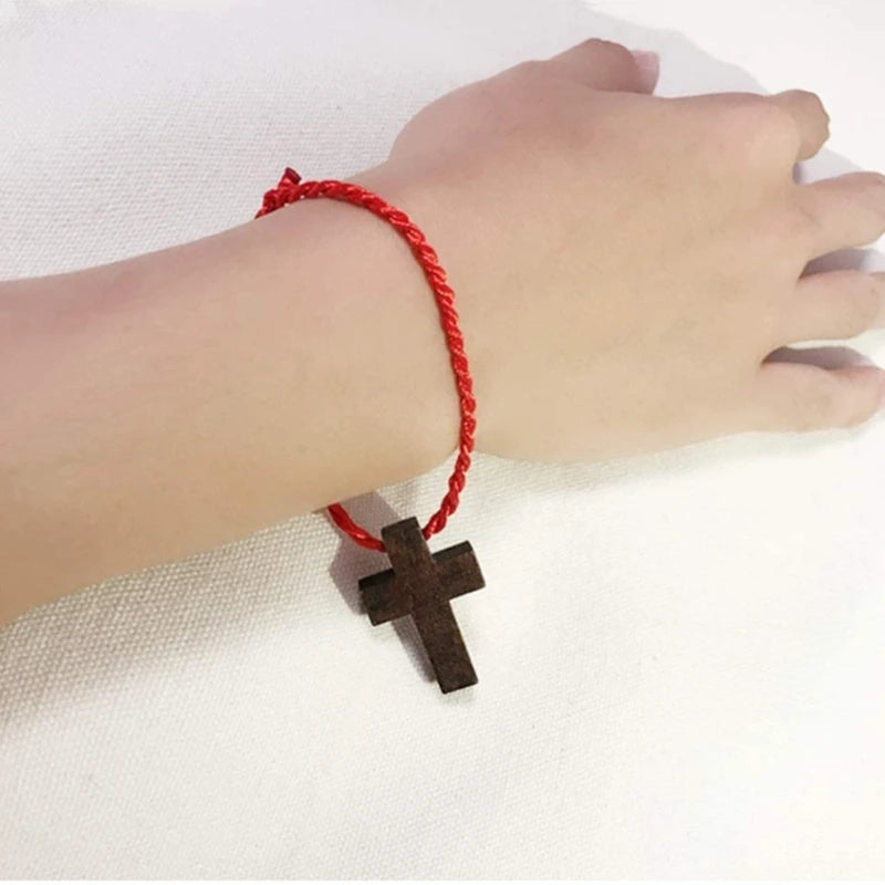 Pack of 50pcs Wood Cross Holding Church Utensil Religious Souvenir Comfort Holding Crosses Home Decors Ornament