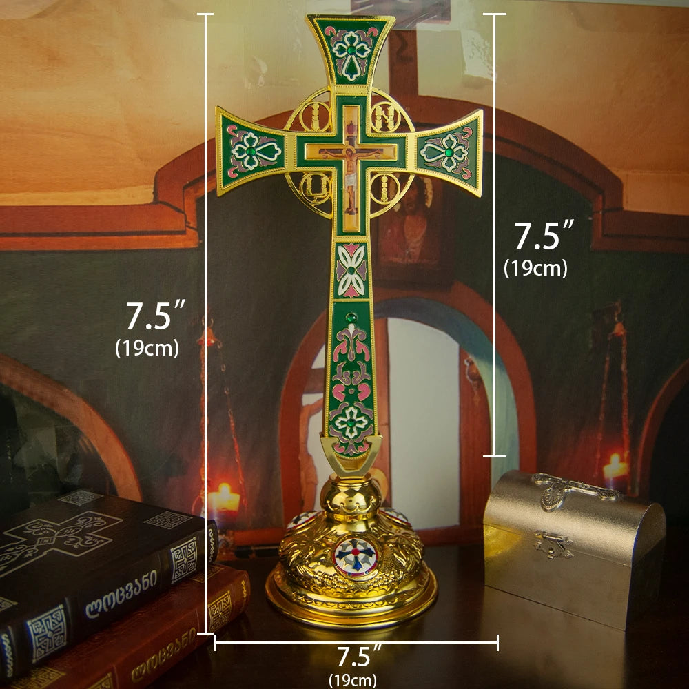Orthodox Blessing Cross Articulos Religiosos Catolicos Church Decoration Cruz Pectoral