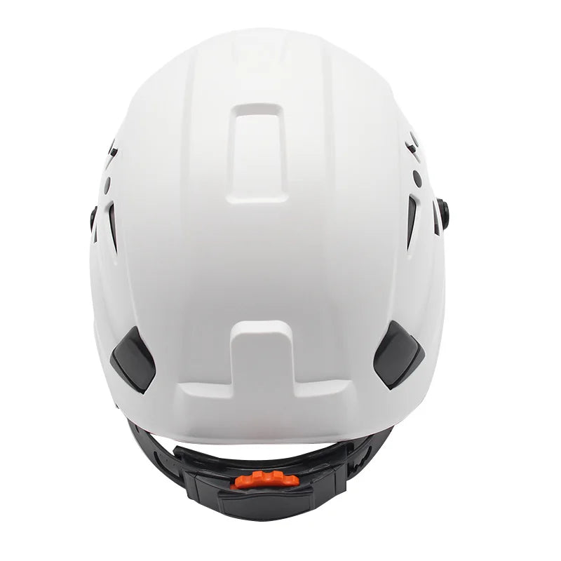 CE Safety Hard Hat with Visor Adjustable Vents Work Cap Head Protective Safety Helmet with Goggles Outdoor Riding Climing Rescue