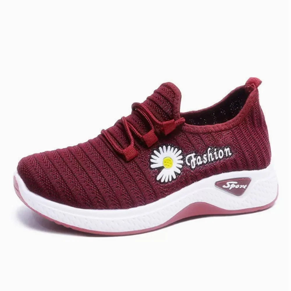 women's light running shoes Adult sneakers,net shoes, comfortable soft soled sneakers  women work shoes comfortable for work