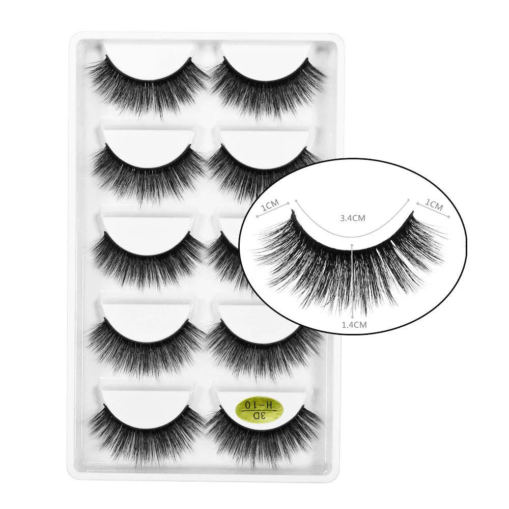 Flash girl The most popular 3DH series 10 Styles 3D faux mink lashes silk eyelashes natural model private label packaging