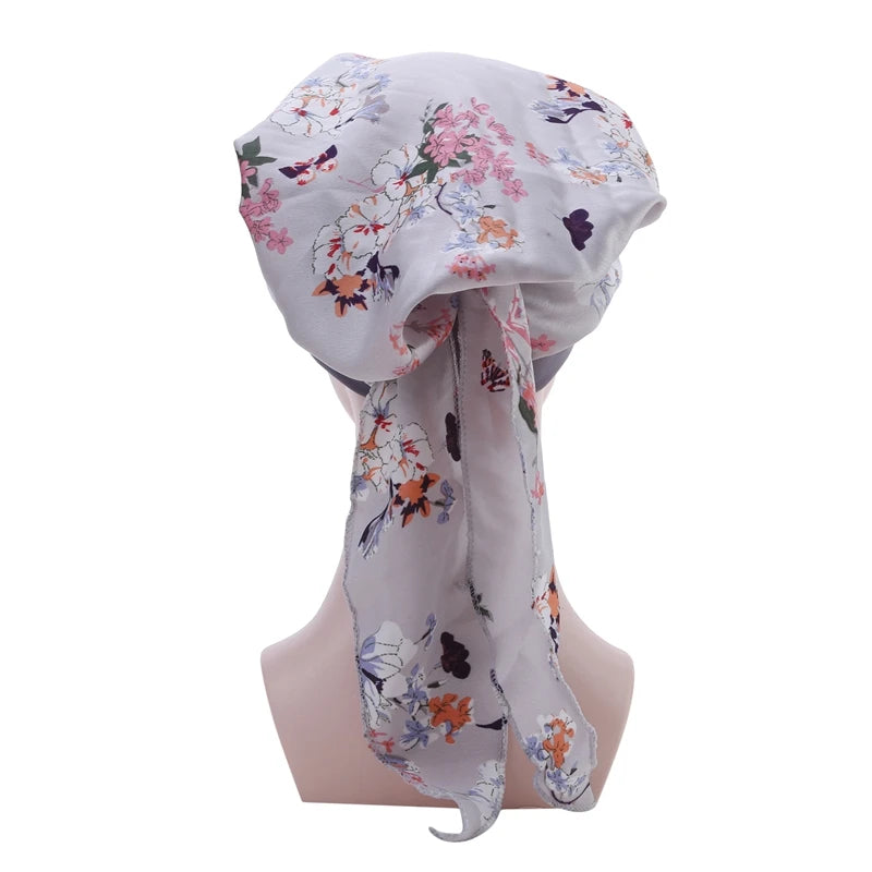 Lady Women Hat Chemo Cap Muslim Braid Head Scarf Turban Head Wrap Cover Ramadan Hair Loss Islamic Headwear Arab Fashion