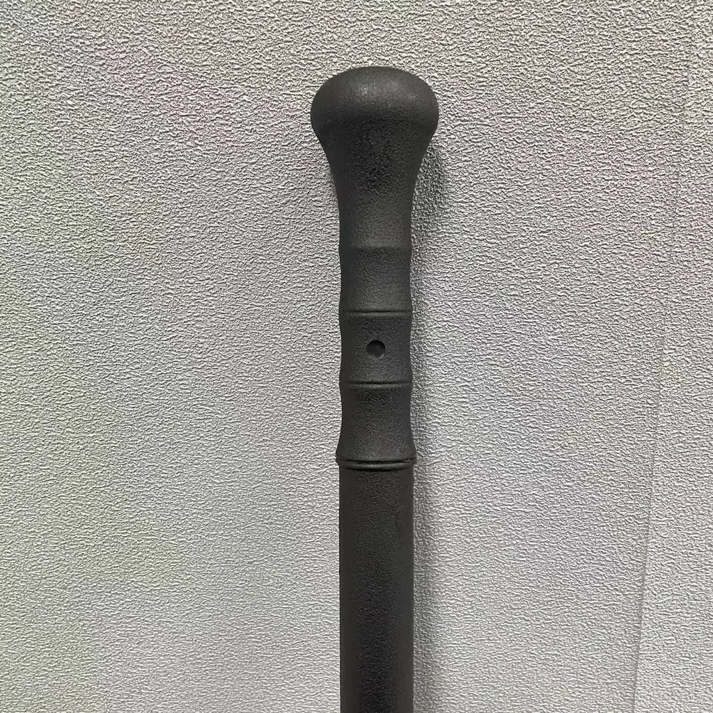 Outdoor Multifunctional Mountaineering Staff Plastic Solid Head Hiking Anti Slip Short Cane Defense Car Tools