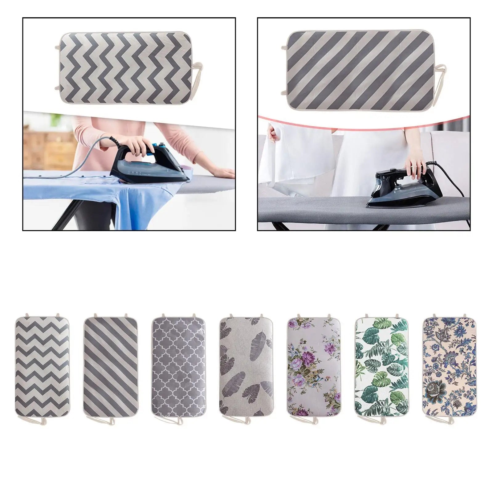 Hanging Ironing Board Foldable Door Steam Blanket Steamer Board for Clothes over The Door Steamer Pad for Dorm Travel Household
