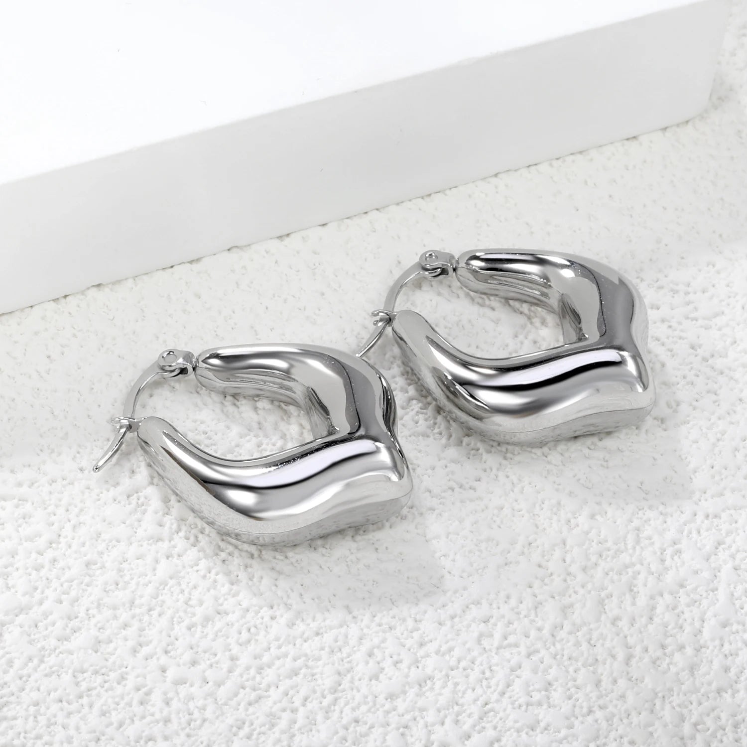 LUXUKISSKIDS Minimalist Gold/Silver Plated Chunky Ball Stud Earrings for Women/Man Thick Bold Sphere Dome Post Round Earring New