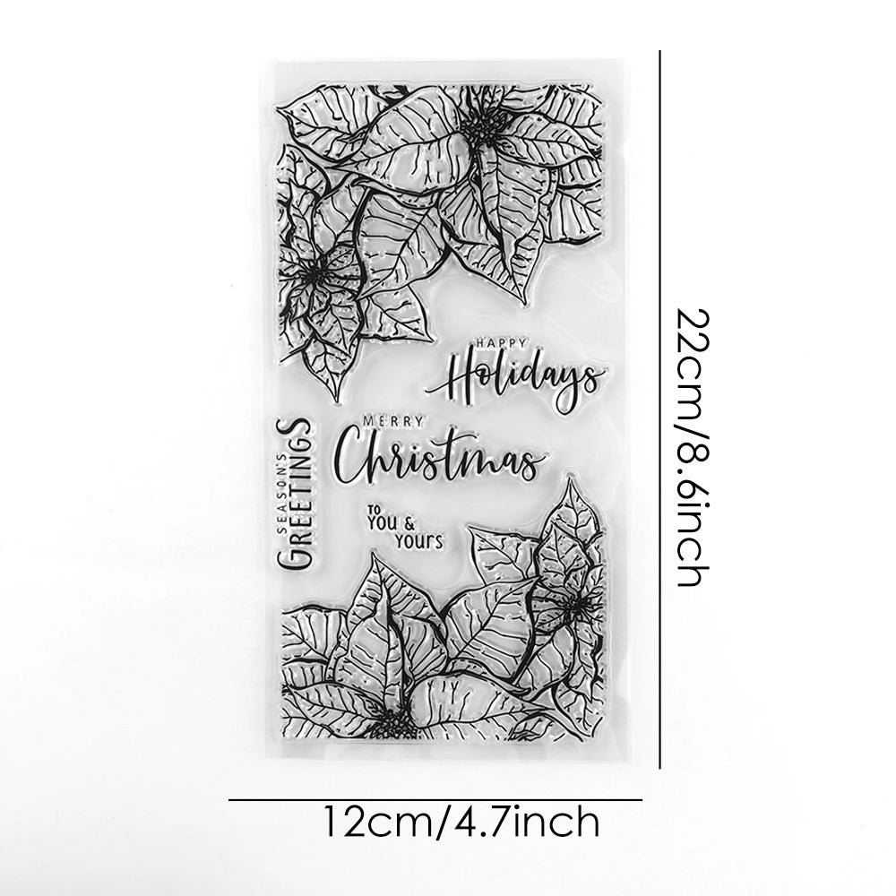 Thanksgiving Day Clear Stamp Phrase Macarons Transparent Silicone Stamps  for Card Making DIY Scrapbooking Embossing Stencils
