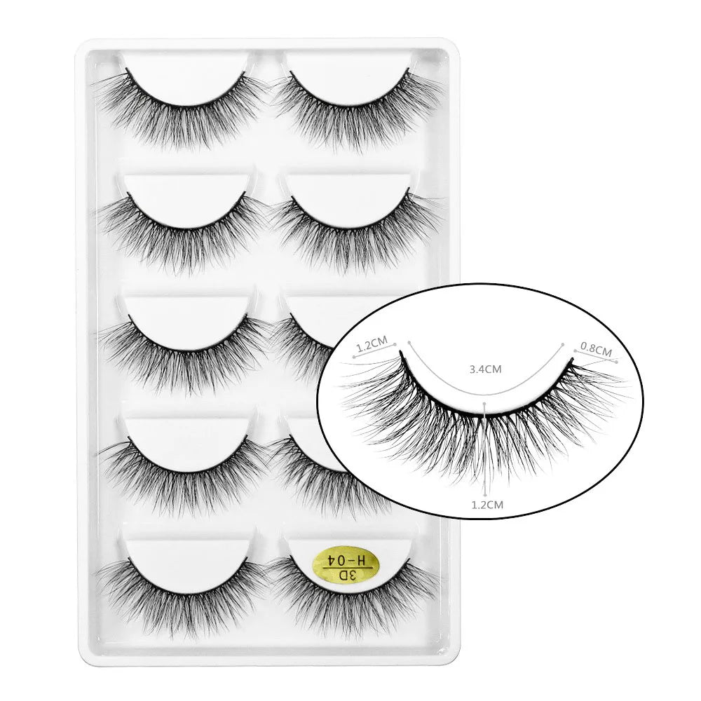 Flash girl The most popular 3DH series 10 Styles 3D faux mink lashes silk eyelashes natural model private label packaging