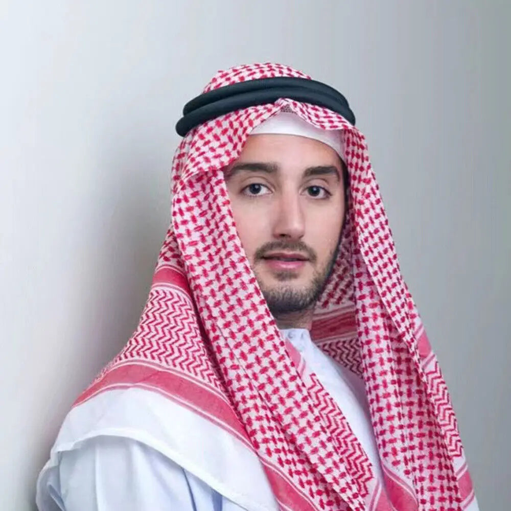 Headband Head Costume Rope Arab Scarf Wrap Arabian Men Headwear Egal Arabic Shemagh Shawl Desert Accessory Dubai Turban Cap