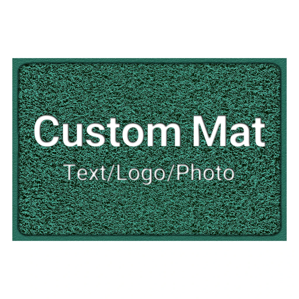 Custom Foot Mat Personalized Business Mat Carpet Entrance Doormat Indoor Outdoor Anti-Slip Rug Customization Branding Logo Mats