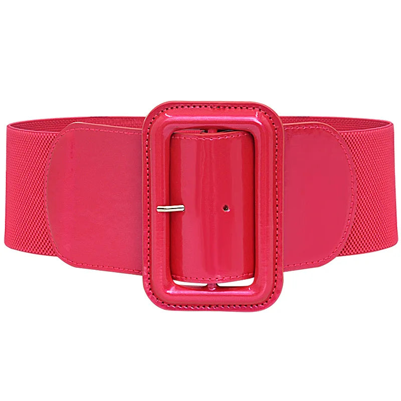 Big girdle, tight girdle, wide stretch girdle, black stretch girdle, plus size girdle, fashion ladies designer belts