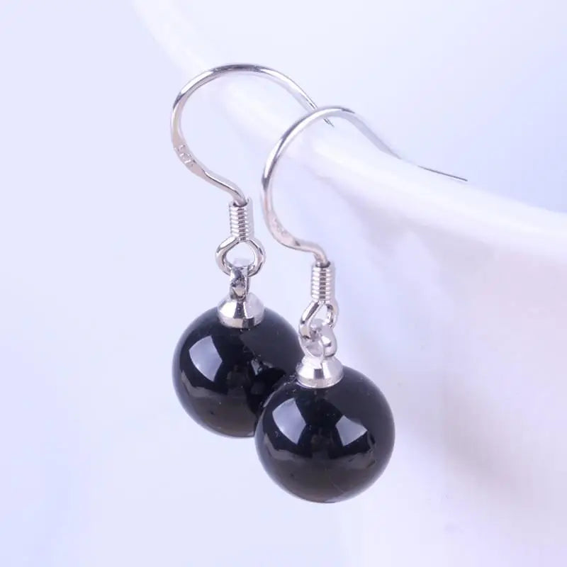 Korean Red Natural Stone Drop Earrings For Women Natural agate Jewelry Bridal Party Wedding Tassel Earrings 2023 Trendy 2Z40