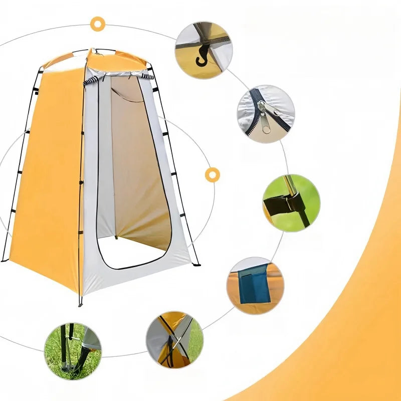 Outdoor Fishing Shade Tent Outdoor Portable Changing Room Waterproof UV Protection Tear-resistant Tent For Camping Travel