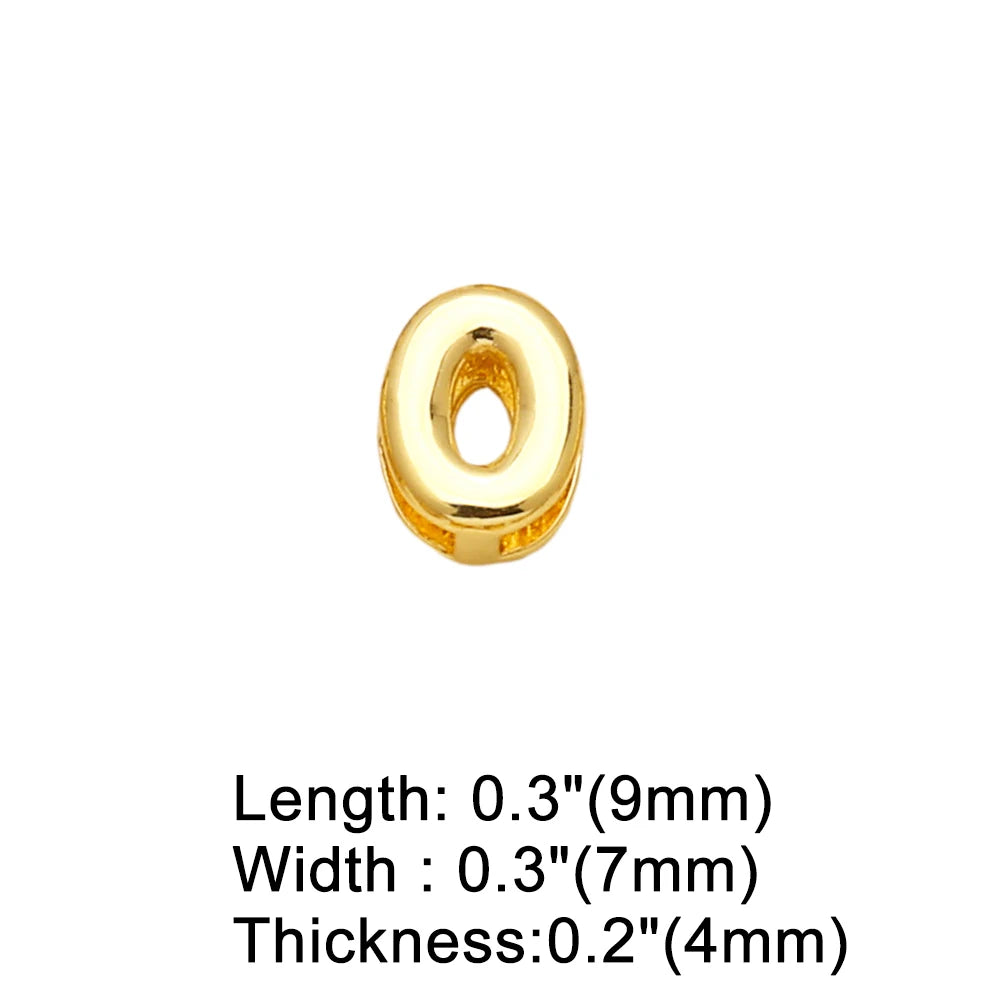 FLOLA Minimalist 26 Letters DIY Necklaces for Women Gold Plated Chain Custom Name Necklace Simple Jewelry Gifts nkev10