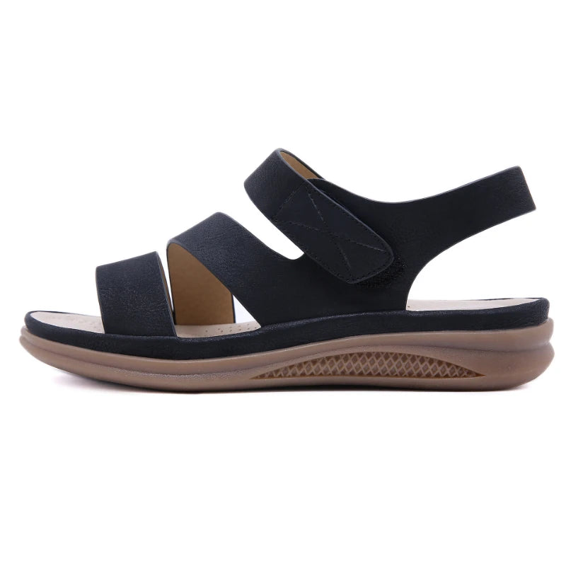 2025 Sandals For Women Casual Lightweight Large Size Retro Wedge Comfortable Sandals Versatile Comfortable And Breathable