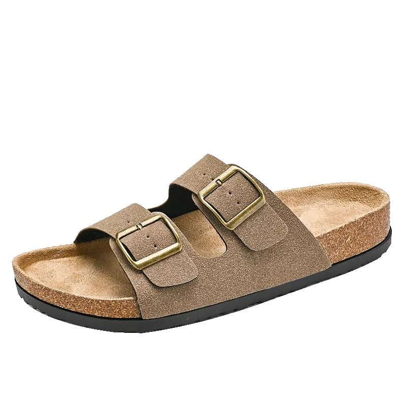 Man's Leather Sandal for Men Beach Sandals Men 2024 Designer Men's Shoes Men's Comfortable Slipper Original Brands Shoes Summer
