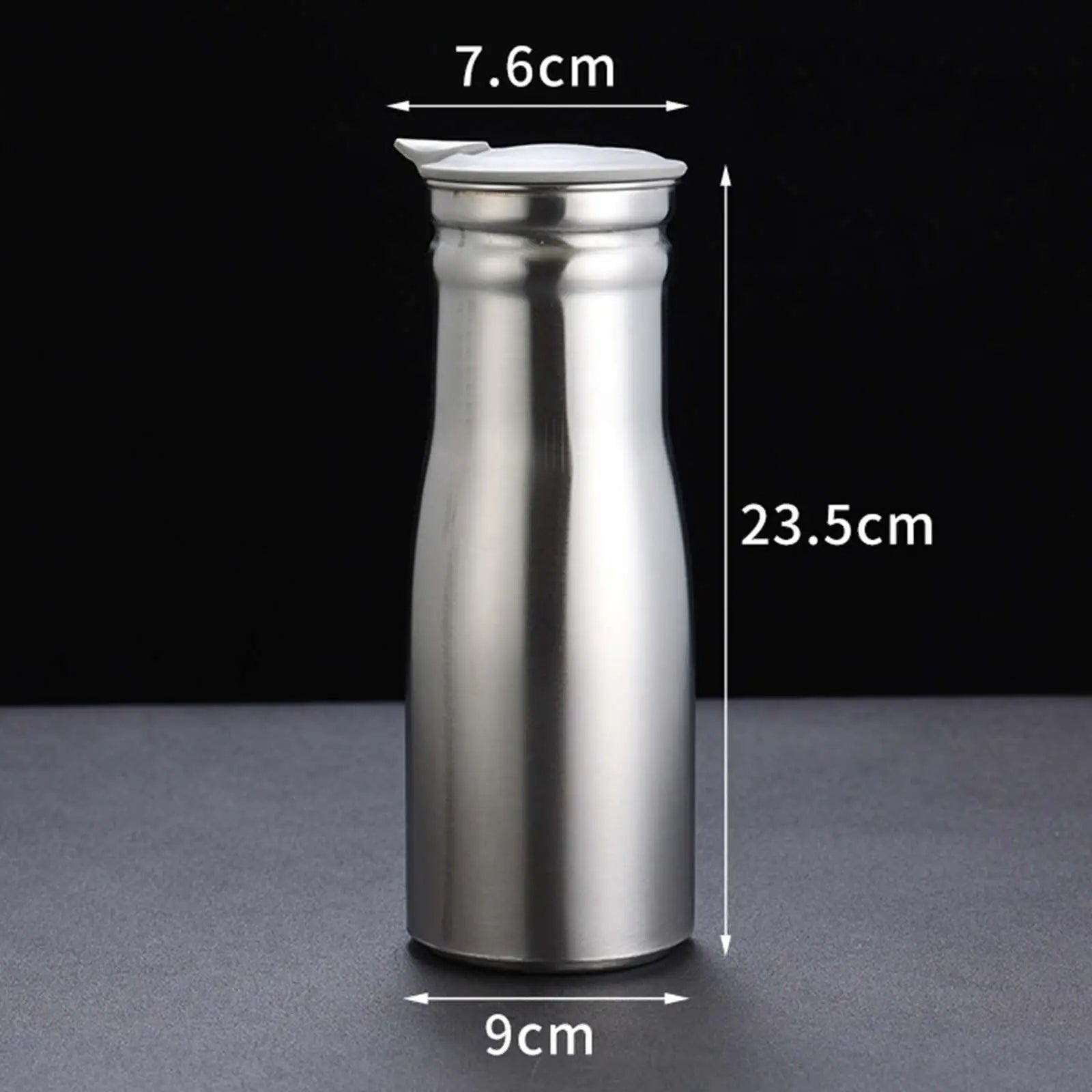 Stainless Steel Water Jug Lemonade Kettle Cold Water Tea Kettle Teapot Sealed Lid Iced Tea Pitcher Multiuse for Milk Lemonade